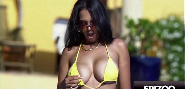  Katrina Moreno In Yellow Bikini For Deep Pussy Pounding